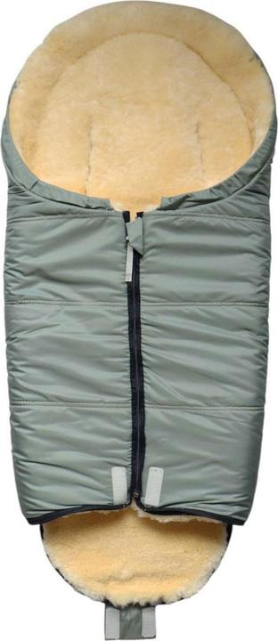 Produktbild Kaiser Baby Kaiser Babyschalen Fusssack aus Lammfell Naadja, salbei green/grey