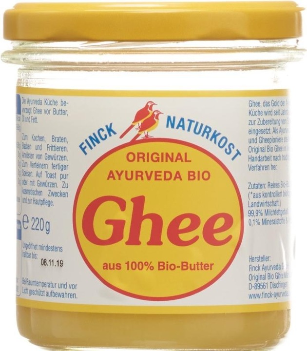 Produktbild FINCK NATURKOST Original Ayurveda Ghee Bio (498.67 ml)
