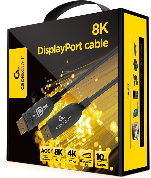 Actual product image Cablexpert CABLE DISPLAY PORT AOC/PREM CC-DP8K-AOC-10M (10 m, DisplayPort)