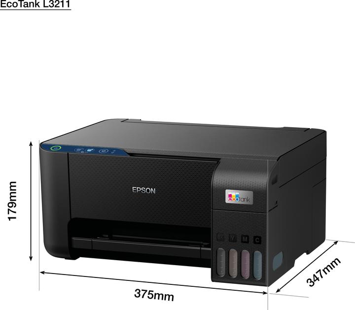 Actual product image Epson EcoTank L3211 InkJet (Ink, Colour)