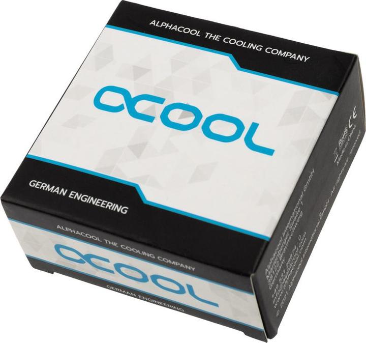 Actual product image Alphacool Icicle angle adapter double 45° rotatable G1/4 AG to G1/4 IG