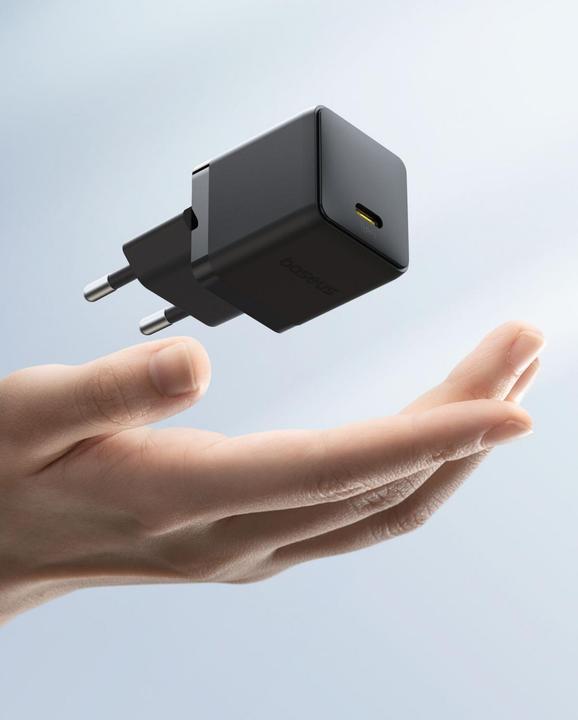 Productafbeelding Baseus - Wall Charger Palm (P10111602113-00) - Fast Charger, Type-C, PD 20W, 5V/3A - Cluster Black (20 W)