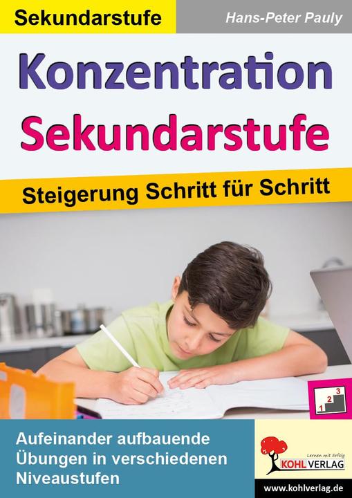 Produktbild Konzentration Sekundarstufe (Deutsch, Hans-Peter Pauly, 2015)