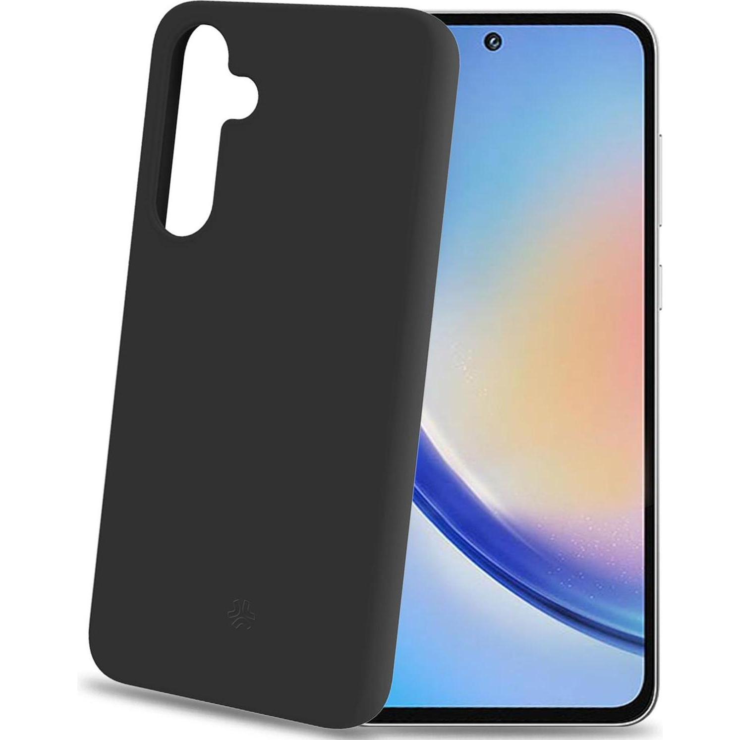 Celly Nero Cromo Cover Per Samsung A55 5G (Samsung Galaxy A55), Cover Smartphone,