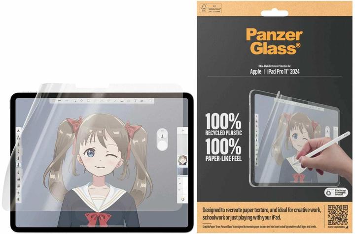 PanzerGlass Ajustement ultra-large (1 pcs, iPad Pro 11 2024 (M4))