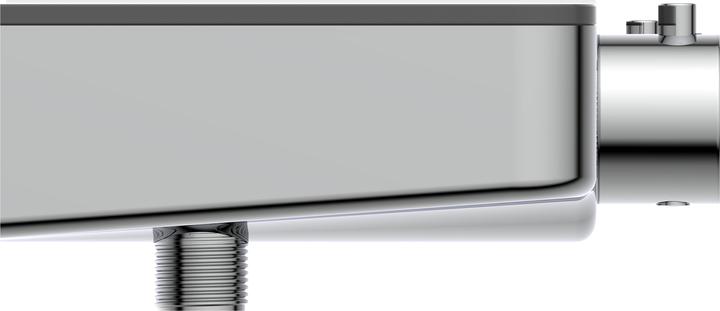 Produktbild Schütte Ocean Thermostatische Douchekraan met glazen Planchet - 150 mm Hartafstand - Chroom & Antraciet
