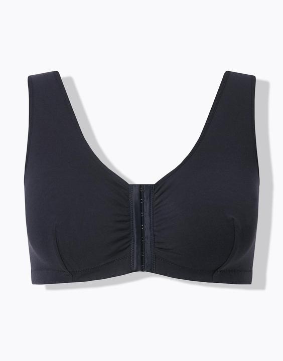 Actual product image Ulla Popken Front-fastened cotton bustier (Single pack, 95 D)
