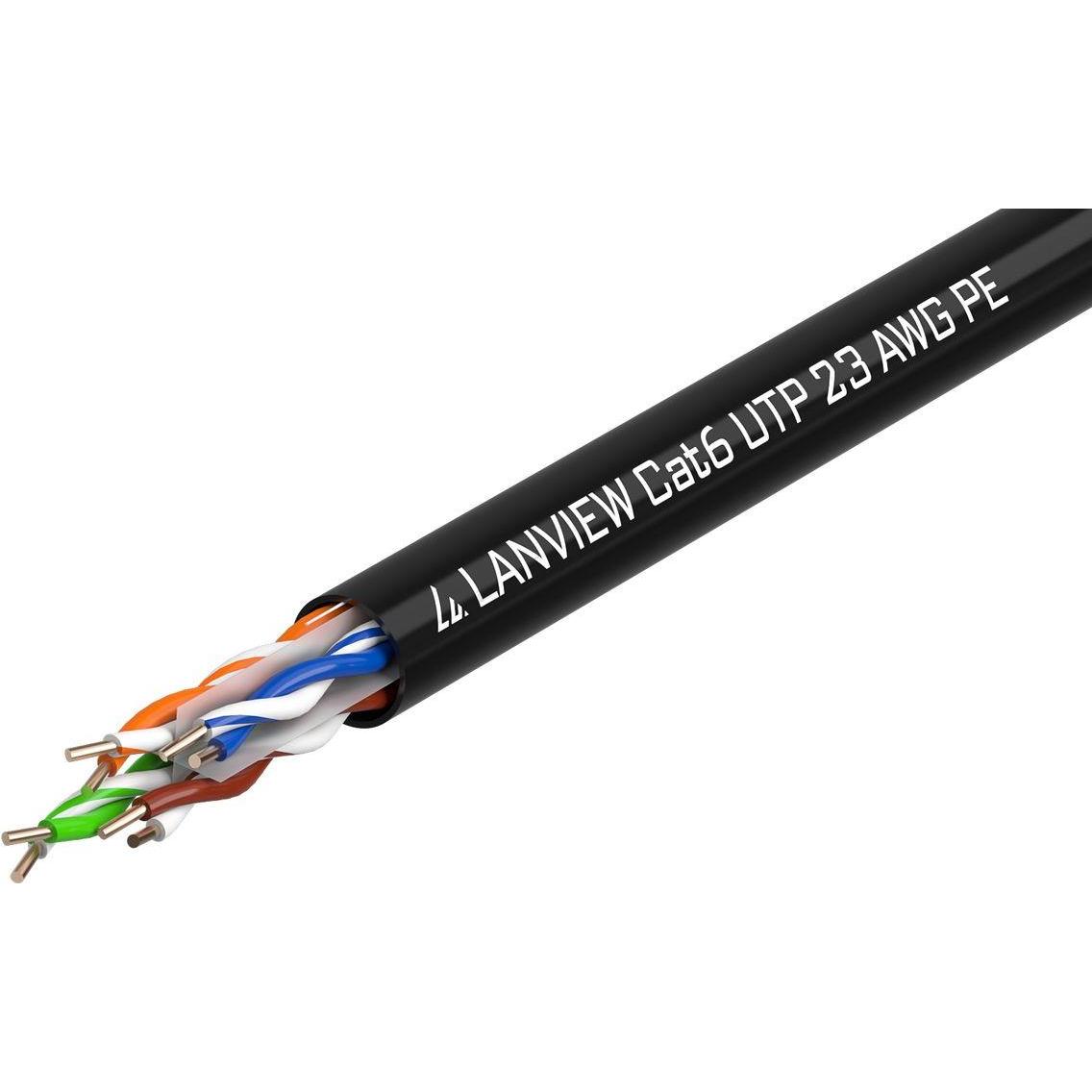 Lanview Cat6 U-UTP Network Cable (U/UTP, CAT6, 500 m), Netzwerkkabel