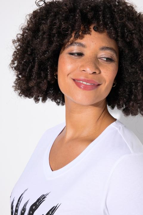 Produktbild Angel of Style T-Shirt, A-Linie, Schriftzug mit Ziernieten (48)