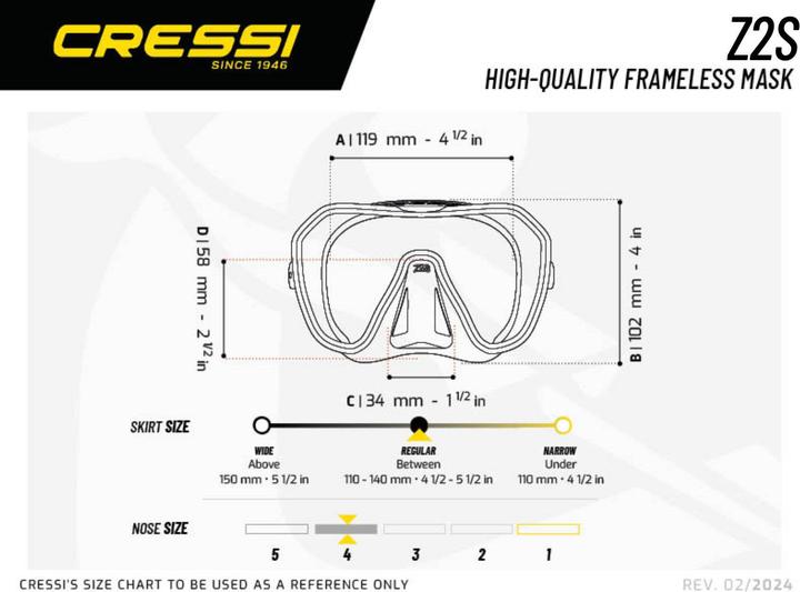 Productafbeelding Cressi Z2S Maske