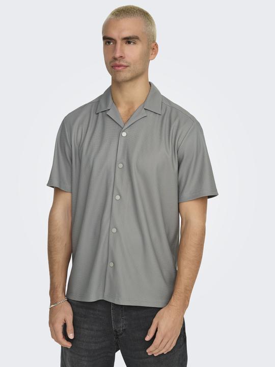 Actual product image Only & Sons Onskari Life Rlx Resort Ss Plizze Shirt (L)