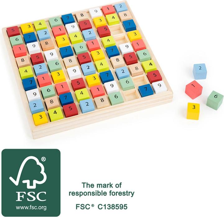 Actual product image small foot Sudoku Educate (German, Italian, French, Swiss German, English)