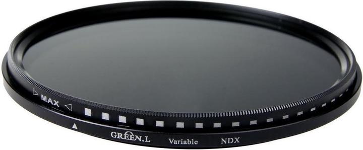 Image du produit Schubiger Variable ND grijsfilter ND2-400 - 62mm (62 mm, Filtre gris neutre)