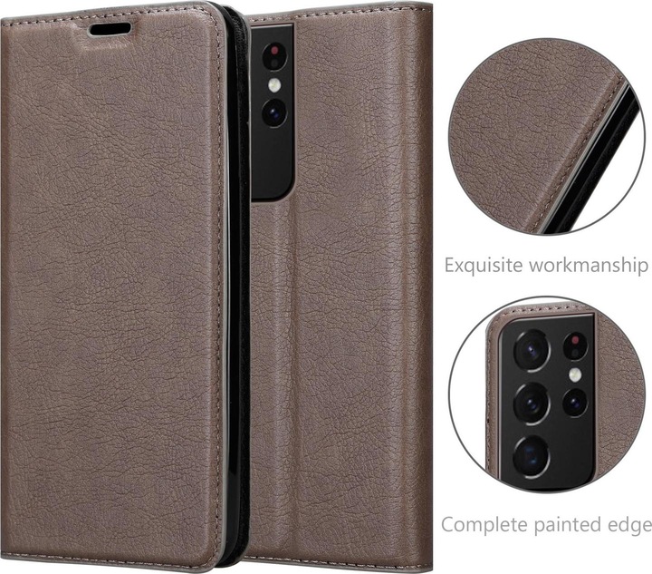 Actual product image Cadorabo Book Invisible Magnet Cover (Samsung Galaxy S21 Ultra)