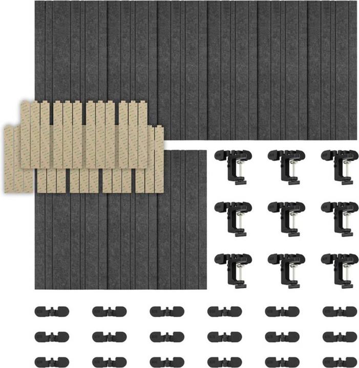 Immagine prodotto Streamplify PANNELLO ACUSTICO - confezione da 9, grigio (9 pz.)