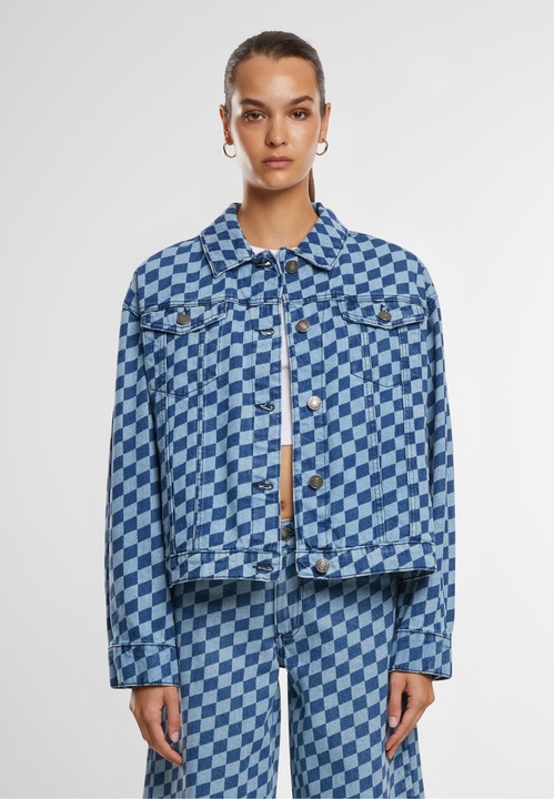 Immagine prodotto Urban Classics Giacca di jeans oversize da donna anni '80 con stampa laser - 166871 (3XL)