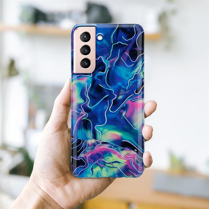 Image du produit Cadorabo Couverture IMD TPU Marbre coloré (Samsung Galaxy S21 5G)