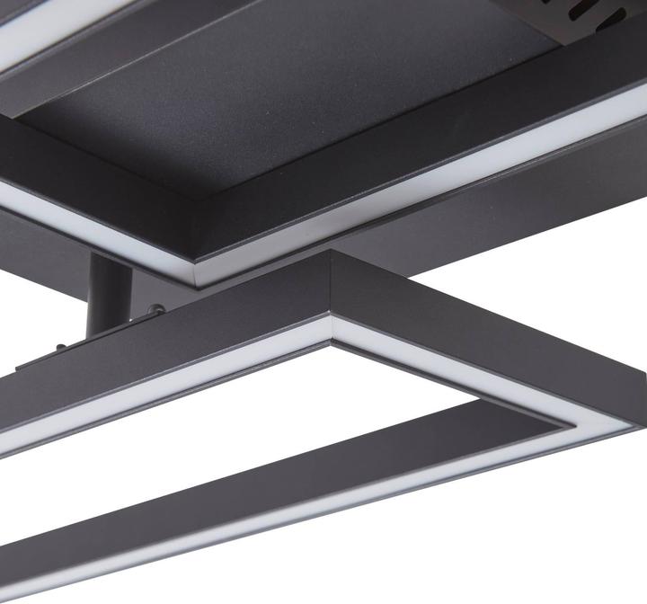 Actual product image Lucande Tjado LED ceiling lamp rectangle 2fl 100cm (840 lm)