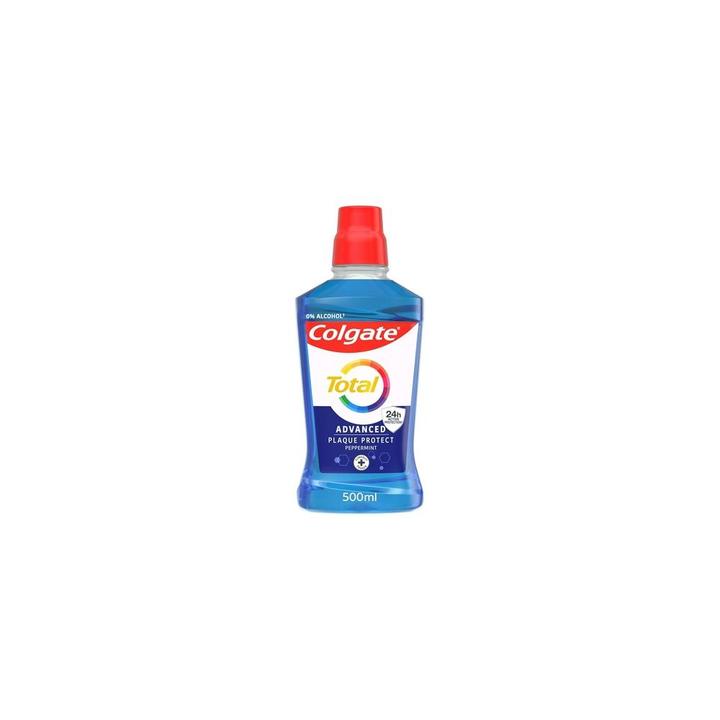 Actual product image Colgate Total Plaque Protect Mouthwash 500ml - Fights the Root Cause of Many Issues (500 ml, Mouthwash)