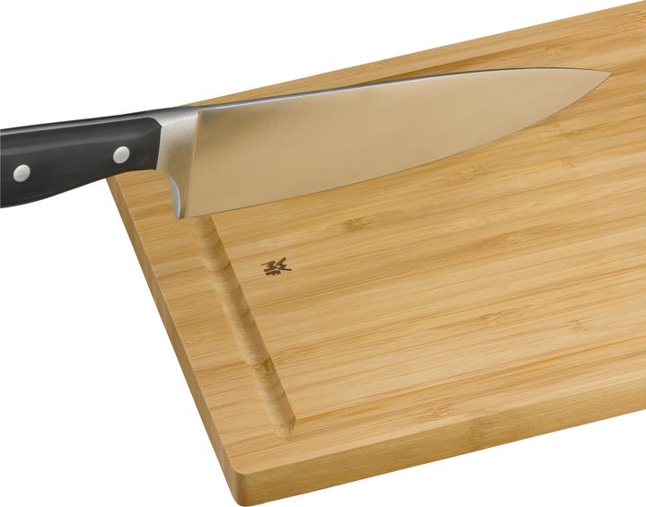 WMF Bambus natur Schneidebrett klein mit Saftrille – klingenschonend