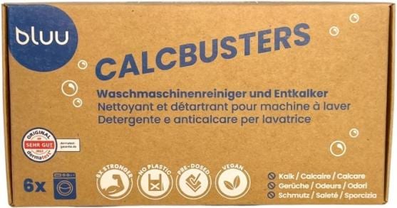 Actual product image bluu Calcbusters Washing machine cleaner and descaler (480 ml)