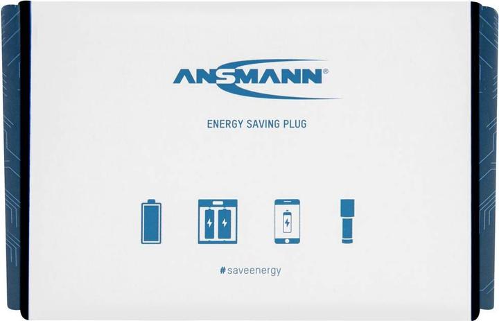 Actual product image Ansmann 1260-0002 Energy-saving socket outlet white Europlug 1 pc. (1x, CEE 7/3, 1.80 m)