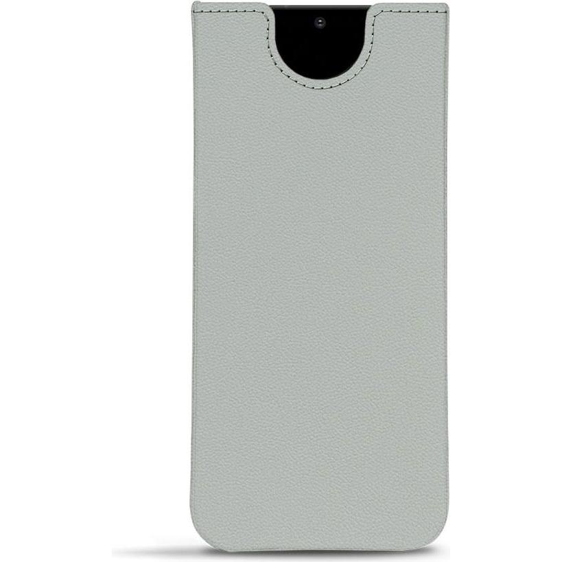 Noreve Lederschutzhülle (Samsung Galaxy S20+), Smartphone Hülle, Grau