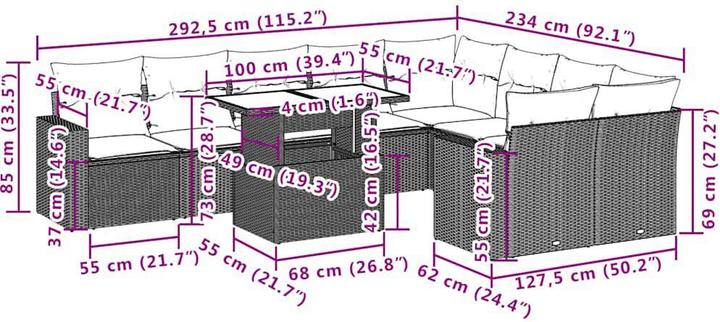 Produktbild vidaXL Franklin