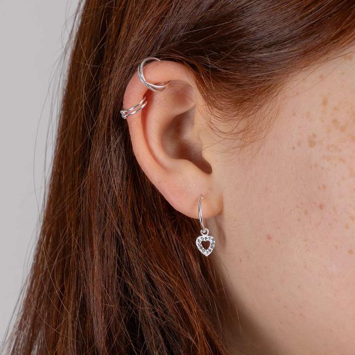 Actual product image Bijouteria Kids earrings (Silver 925, Crystal)