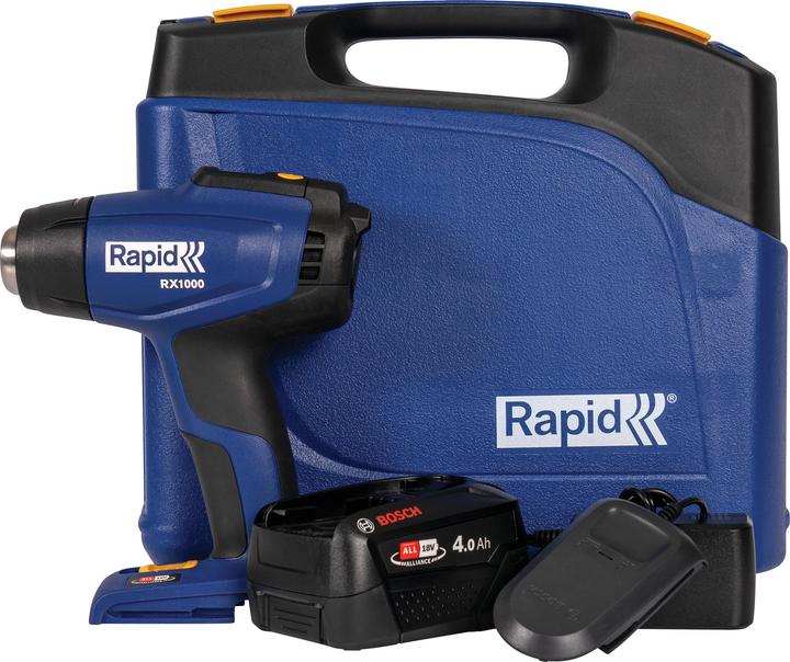 Produktbild Rapid RX1000 Akku-Heissluftpistole 18V im Koffer inkl Akku und Ladegerät