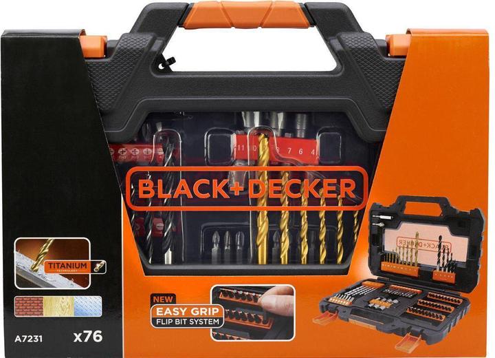 Actual product image Black & Decker Screwdriver bit and drill set A7231XJ (8 mm)