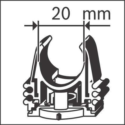 Actual product image Bosch Professional Rohrclip