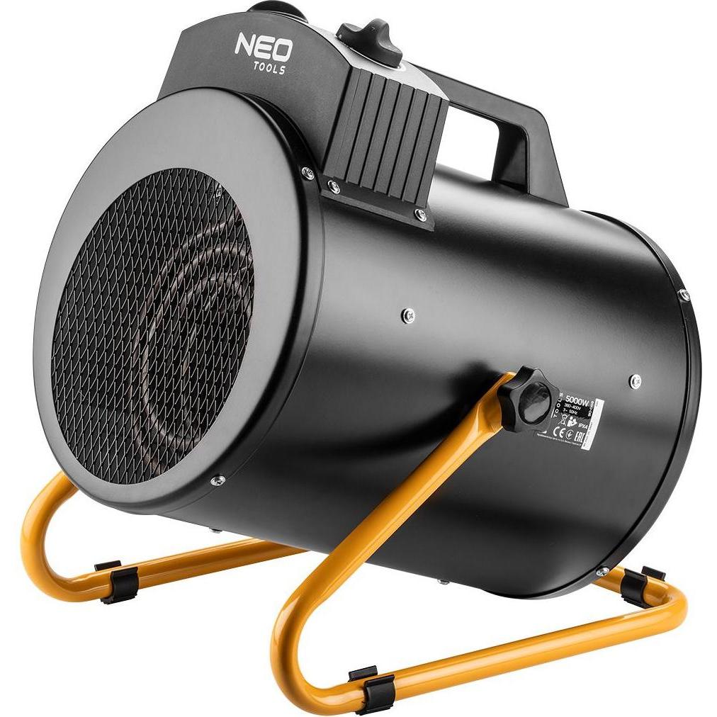 Neo Tools electric heater (5kW industrial electric heater, setting control, IPX4), Heizkörper, Schwarz