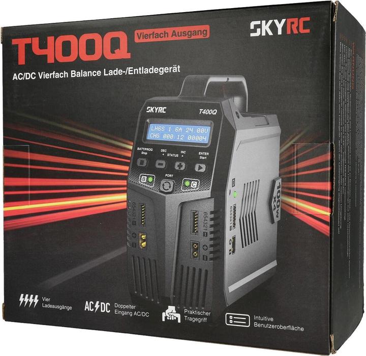 Actual product image SkyRC Quad Charger T400Q AC/DC 1-6S