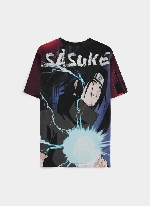 Actual product image Difuzed Naruto - Itachi And Sasuke Digital AOP Men's Short Sleeved T-shirt - 2XL (XXL)