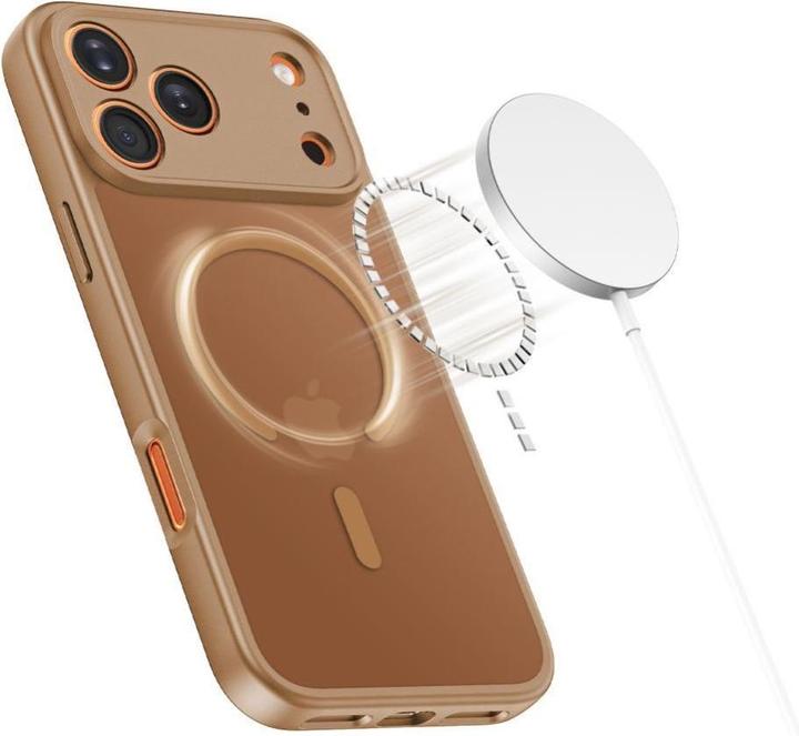 Actual product image Tech-Protect BasicMag MagSafe Apple iPhone 17 Pro Matt Braun (Apple iPhone 17 Pro)