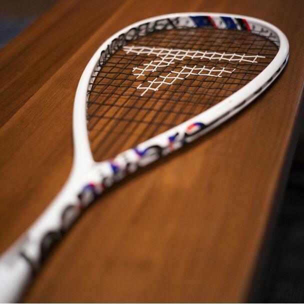 Actual product image Tecnifibre carboflex v2 children's squash racket