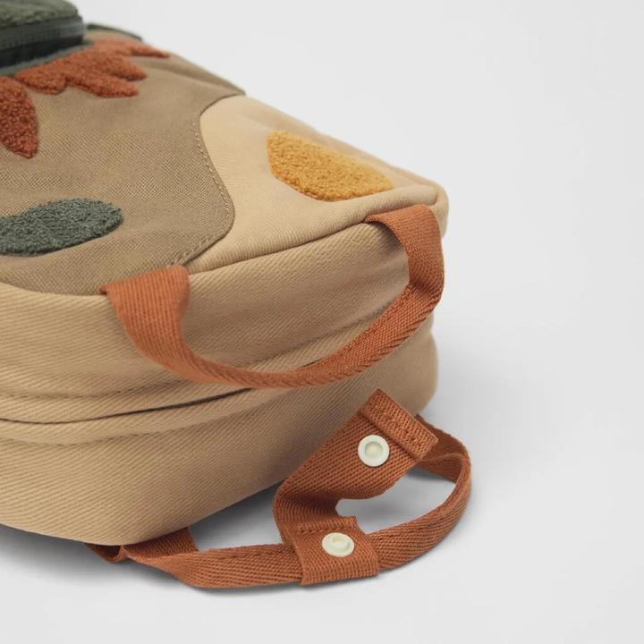 Immagine prodotto Only-Bags.Store Ricamo Sole Collo lungo Piccolo Dinosauro Zaino Gancio Capelli Ricamato Cartoon Tela