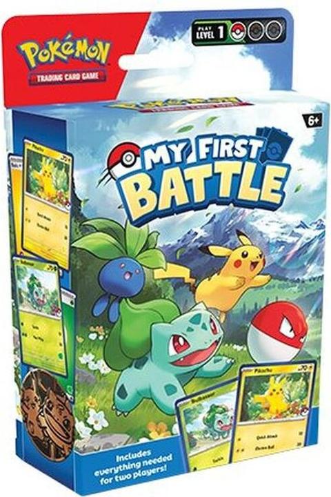Actual product image Tinisu My First Battle: Bisasam vs Pikachu - My First Game Pokemon TCG (english) (English, Booster Pack)