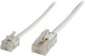 Image du produit MicroConnect RJ11-RJ45 3M M/M Blanc
