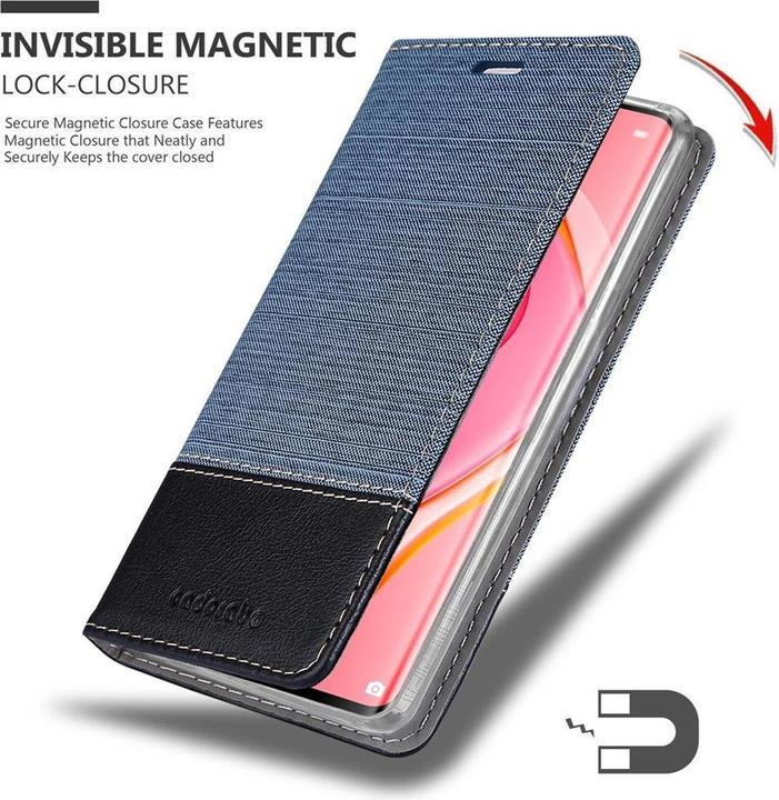 Actual product image Cadorabo Book Jeans Optics Cover (Huawei Nova 7 Pro 5G)