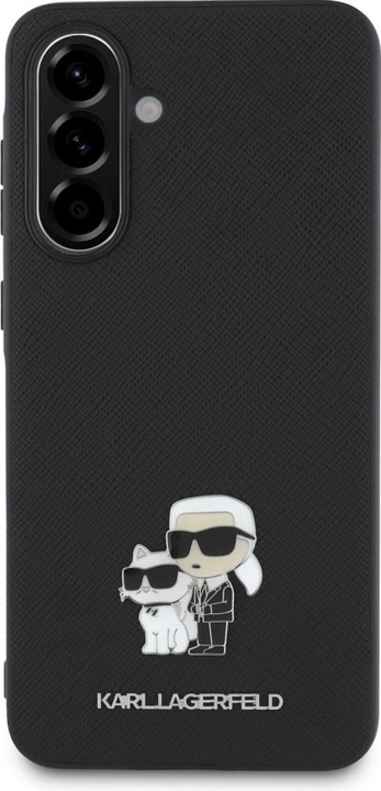 Immagine prodotto Karl Lagerfeld Case Saffiano w/ K&C Metal Logo for Samsung Galaxy A36 black (Samsung Galaxy A36)