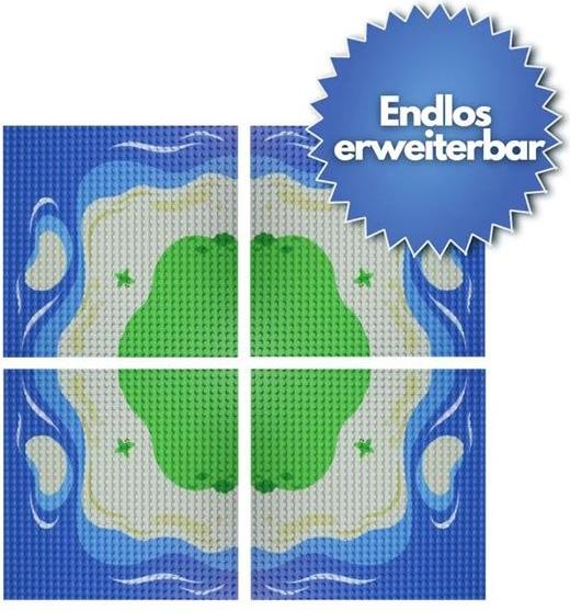Actual product image Open Bricks OB-P32CB2 curved beach base plate