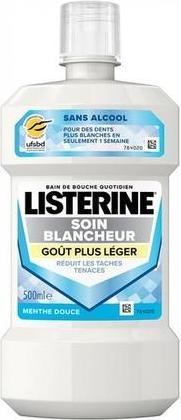 Produktbild Listerine Pflegende Mundspülung mit weissem Lichtgeschmack (500 ml, Mundspülung)