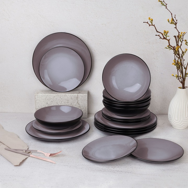 Actual product image BerlingerHaus Design crockery set (18 Piece)