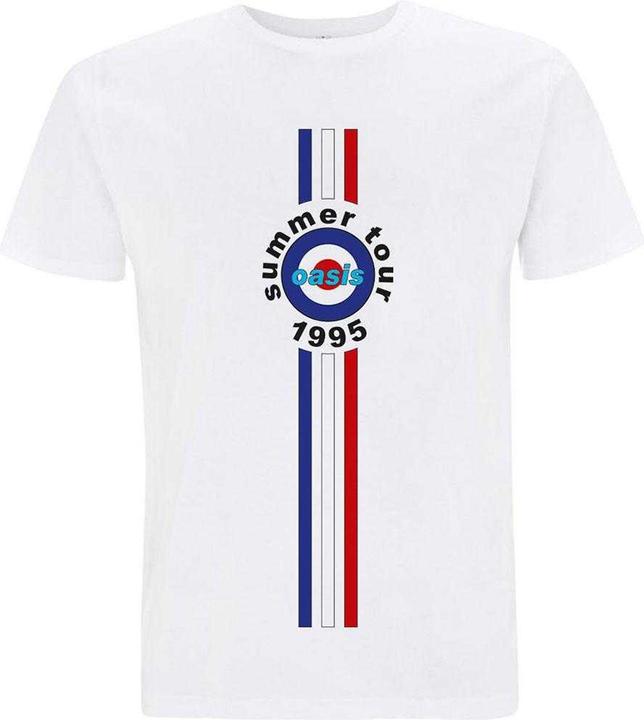 Produktbild Oasis Erwachsenen Sommer Tour 1995 Streifen Detail T-shirt (L)