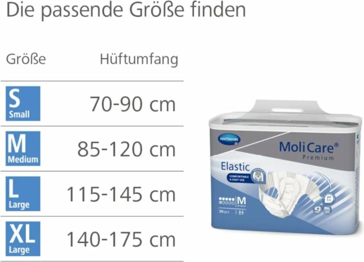 Image du produit MoliCare Elastic 6 M (30 x, M)