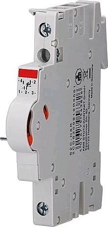 Actual product image ABB Auxiliary switch 1changeover contact 2A