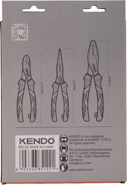 Produktbild Kendo Zangensatz PRO+ Heavy-Duty (240 mm)