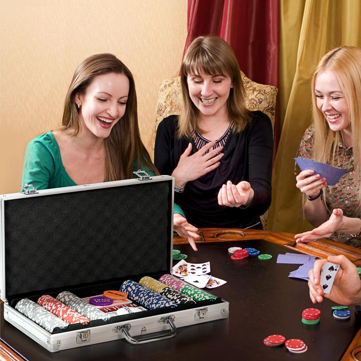 Image du produit SportNow Mallette de poker de 500 jetons (Allemand, Anglais)